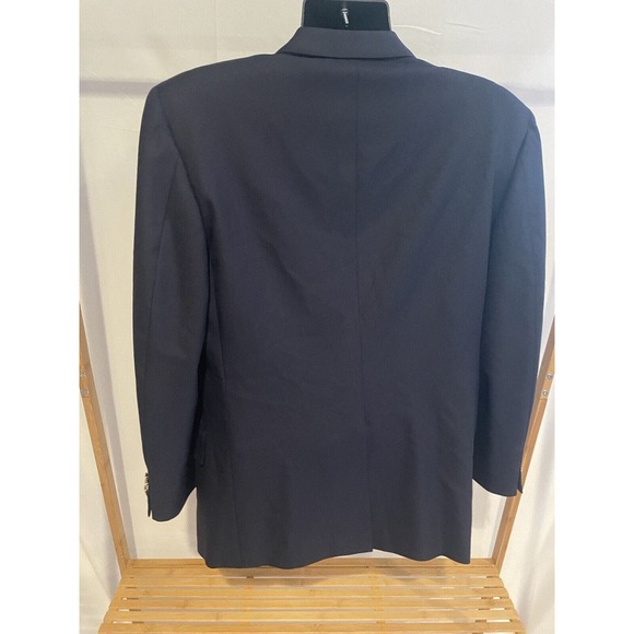 Suit coat with Order Of The Garter buttons Honi Soit Qui Mal 100% Wool 23x19 M - Picture 6 of 11